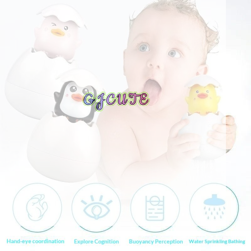 Kids Toys Play Egg - 쉘 스프링클러 목욕 장난감 귀여운 동물