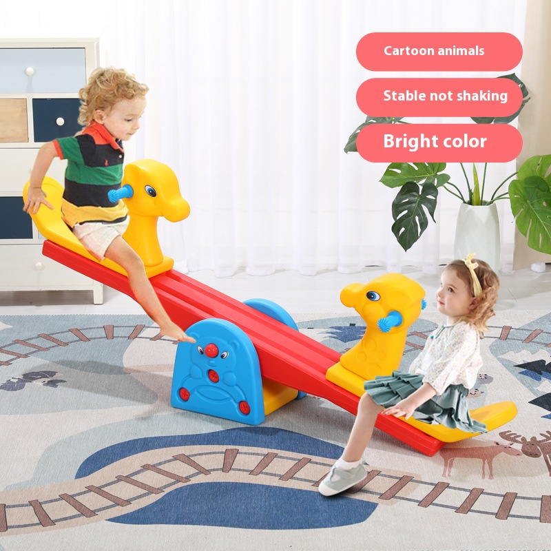 Kids Toys Entertainer - 야외 카운티마당 동물 시소 보드 장난감,