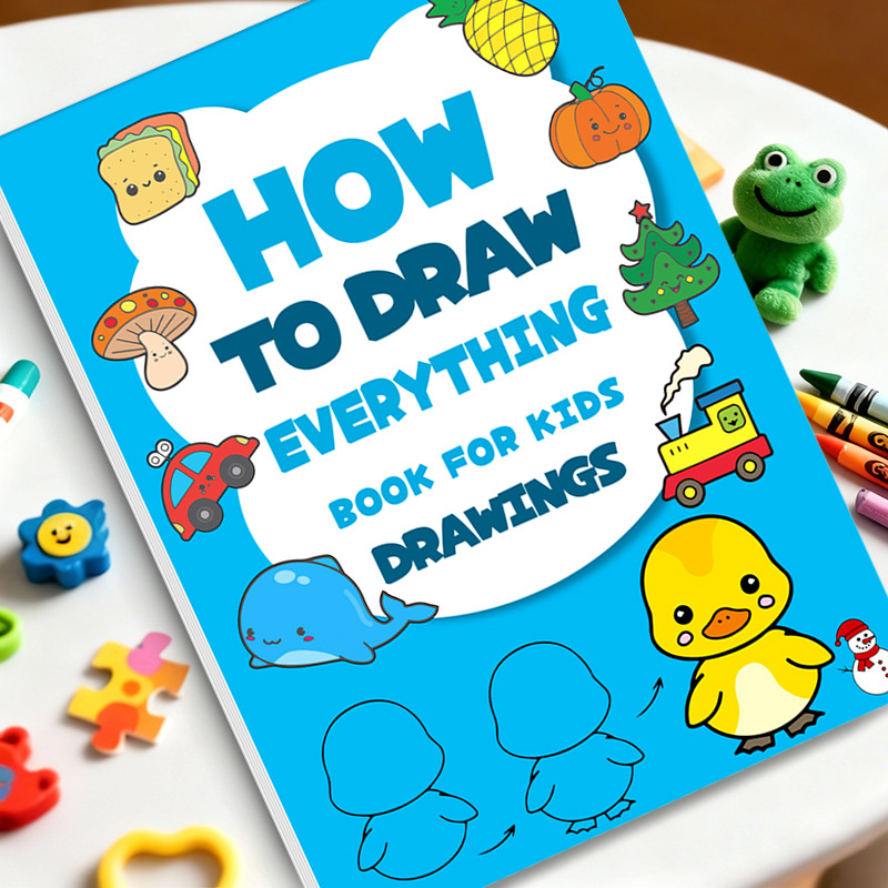 Kids Toys Drawing Easy - 어린이 단계별 그림 그리기 책: 모든