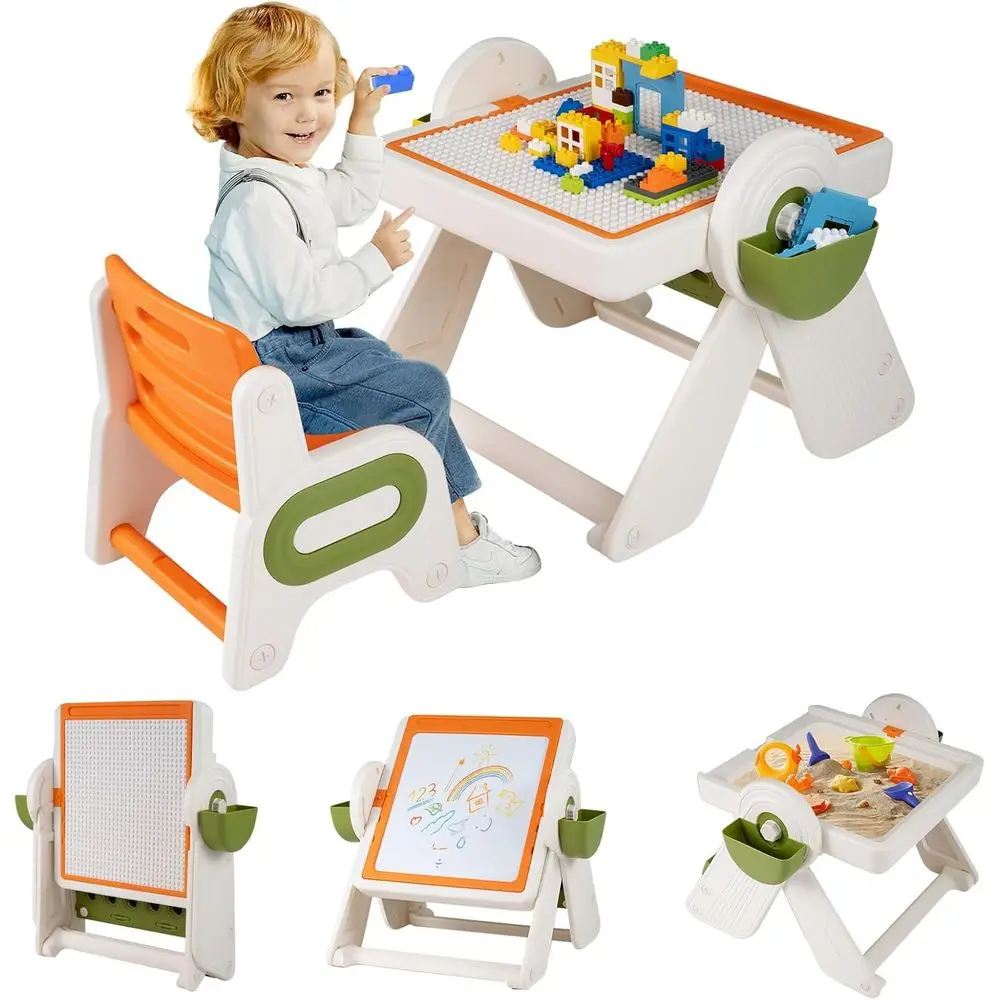 Kids Art Easel - 높이 조절이 가능한 미술 이젤, 양면
