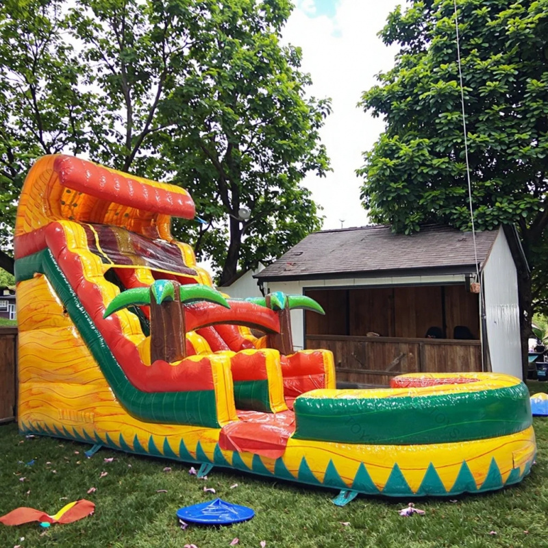 Kids Toys Rental - 공장 맞춤형 대형 PVC 어린이 슬라이드,