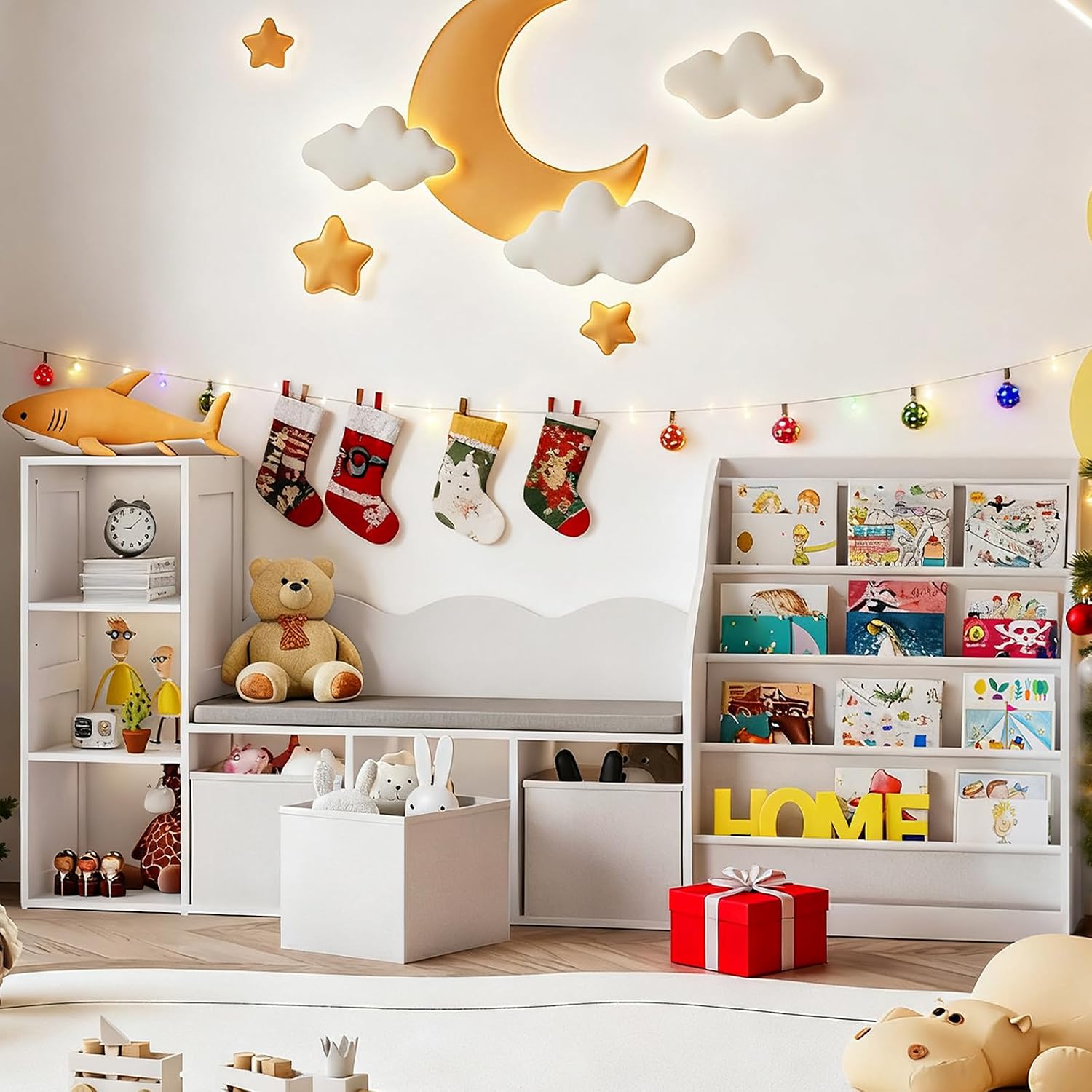 Kids Toys Drawers - 어린이 책꽂이 독서 공간 3 in