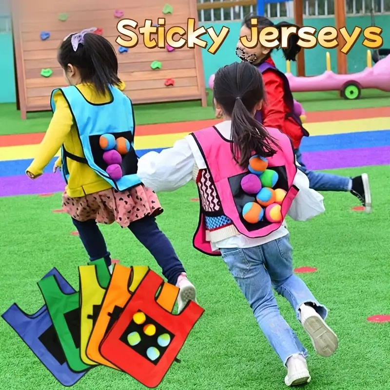 Kids Toys Under $20 - 야외 스포츠 게임 소품 조끼 스티키