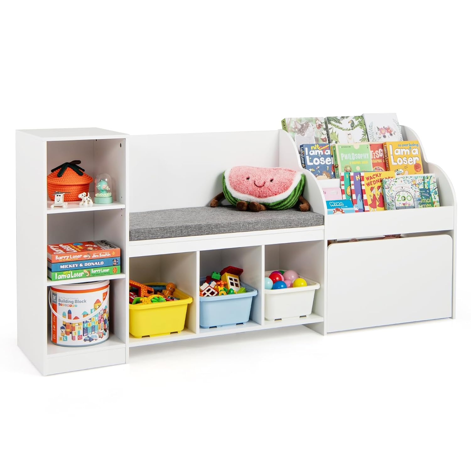 Kids Toys Drawers - 어린이 책꽂이 독서 공간 & 시트