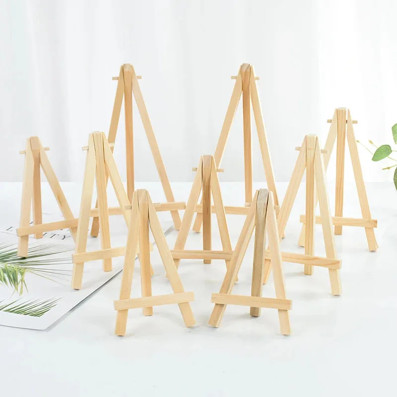 Kids Art Easel - 10pcs 나무 미니 이젤 프레임 데스크탑