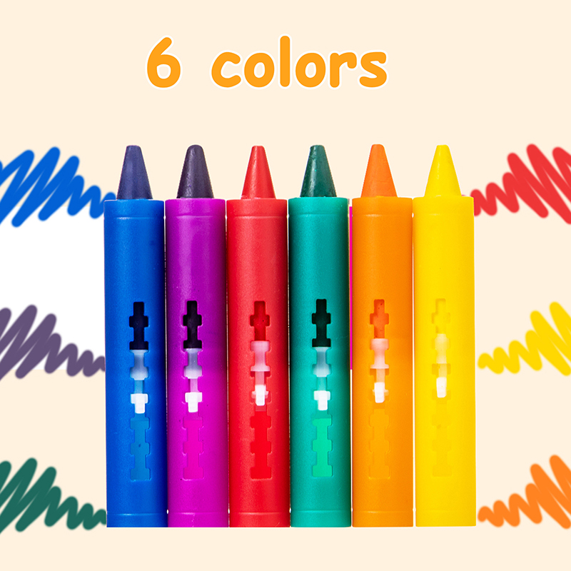 6 색 빨 수있는 목욕 크레용 세트 욕조에 Colofu - Kids Toys Drawing Easy 리뷰 및 가격