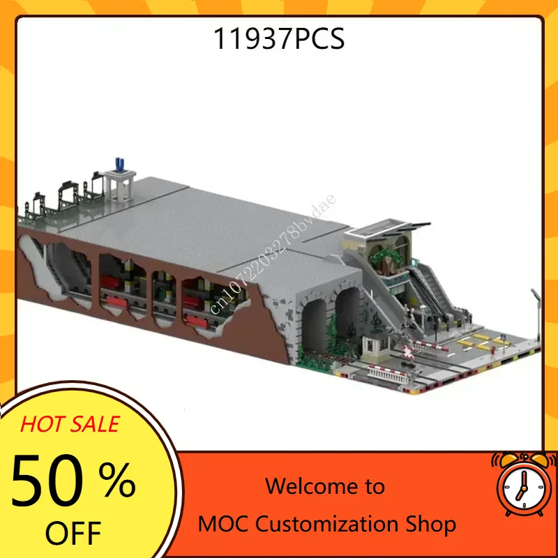 11937PCS 지하철역 및 쇼핑몰 MOC 퍼즐 스트리 - Kids Toys Mall 리뷰 및 가격
