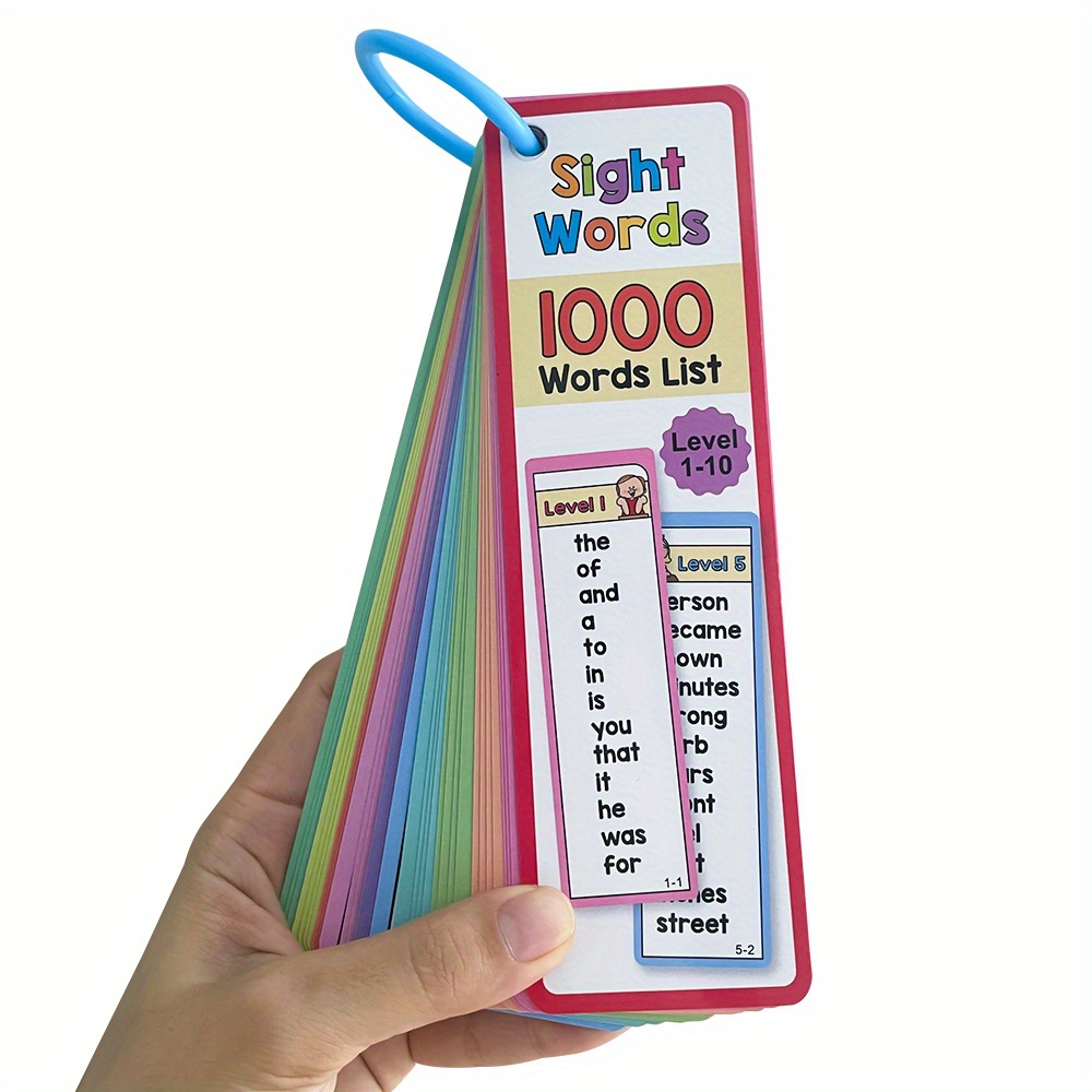 1000 시력 단어 목록 영어 교육 플래시 카드 어휘  - Educational Flash Card 리뷰 및 가격