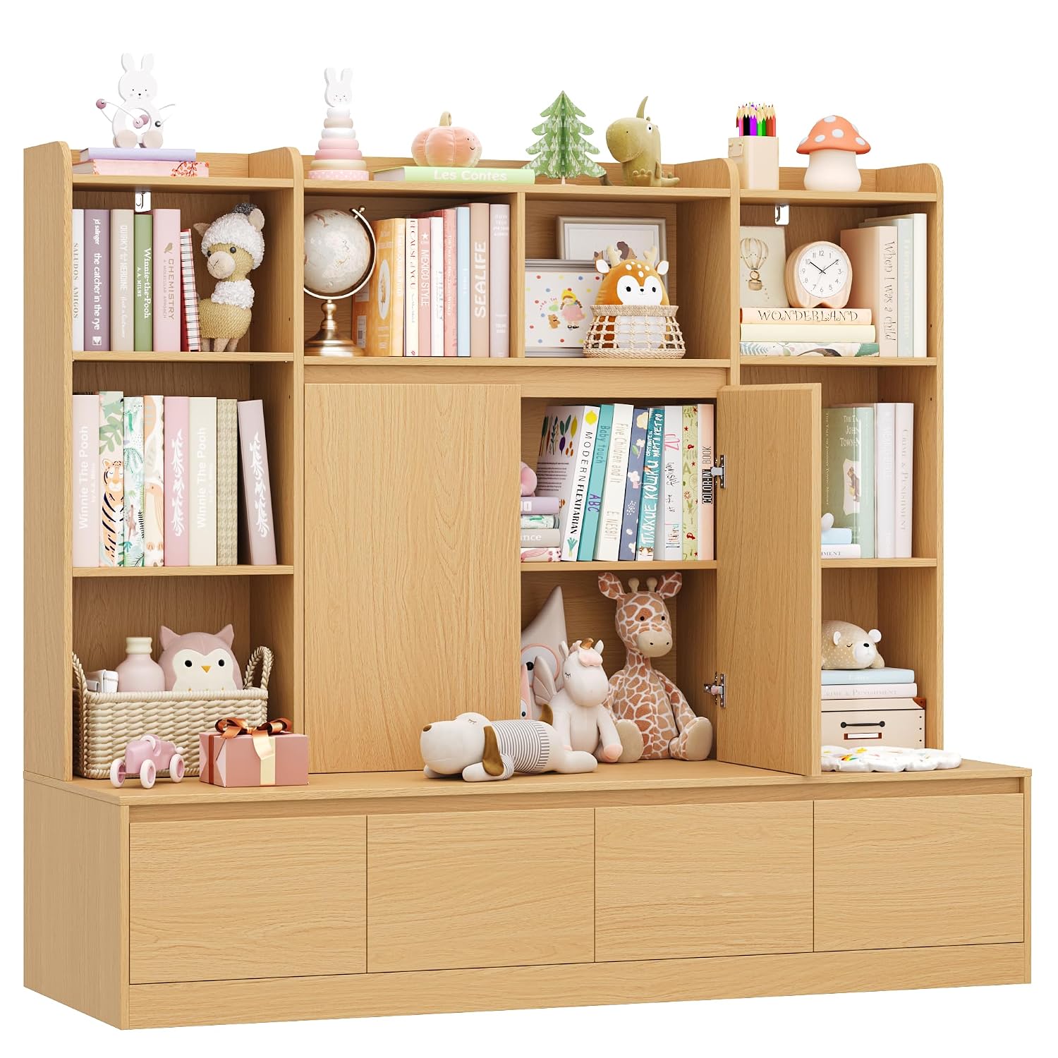 54인치 어린이 책장 수납 정리함, 독서 공간 벤치 포 - Kids Toys Drawers 리뷰 및 가격