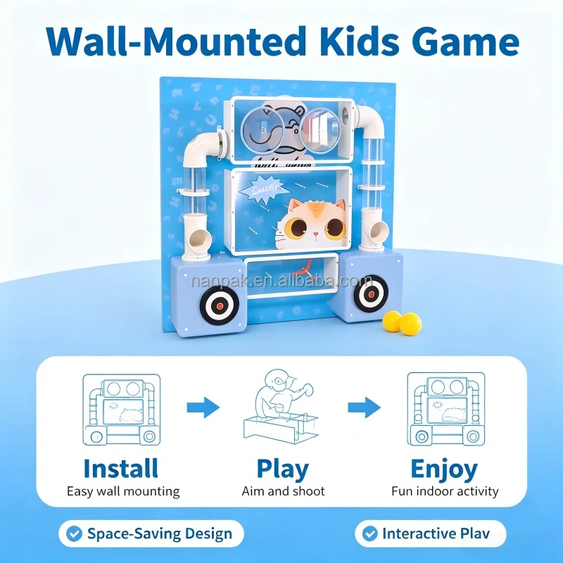 4피트 벽걸이형 어린이 인터랙티브 벽 게임 부모-자녀  - Kids Toys Mall 리뷰 및 가격