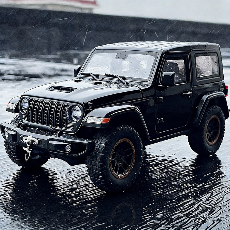 1:24 지프 랭글러 루비콘 합금 자동차 모형 다이캐스 - Kids Toys Jeep 리뷰 및 가격