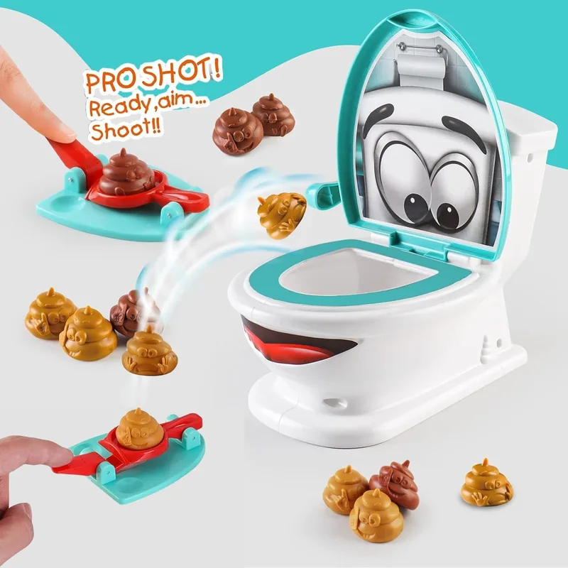 똥 게임 변기 장난감 (똥 12개, 발사기 2개, 스티 - Kids Toys Under $20 리뷰 및 가격