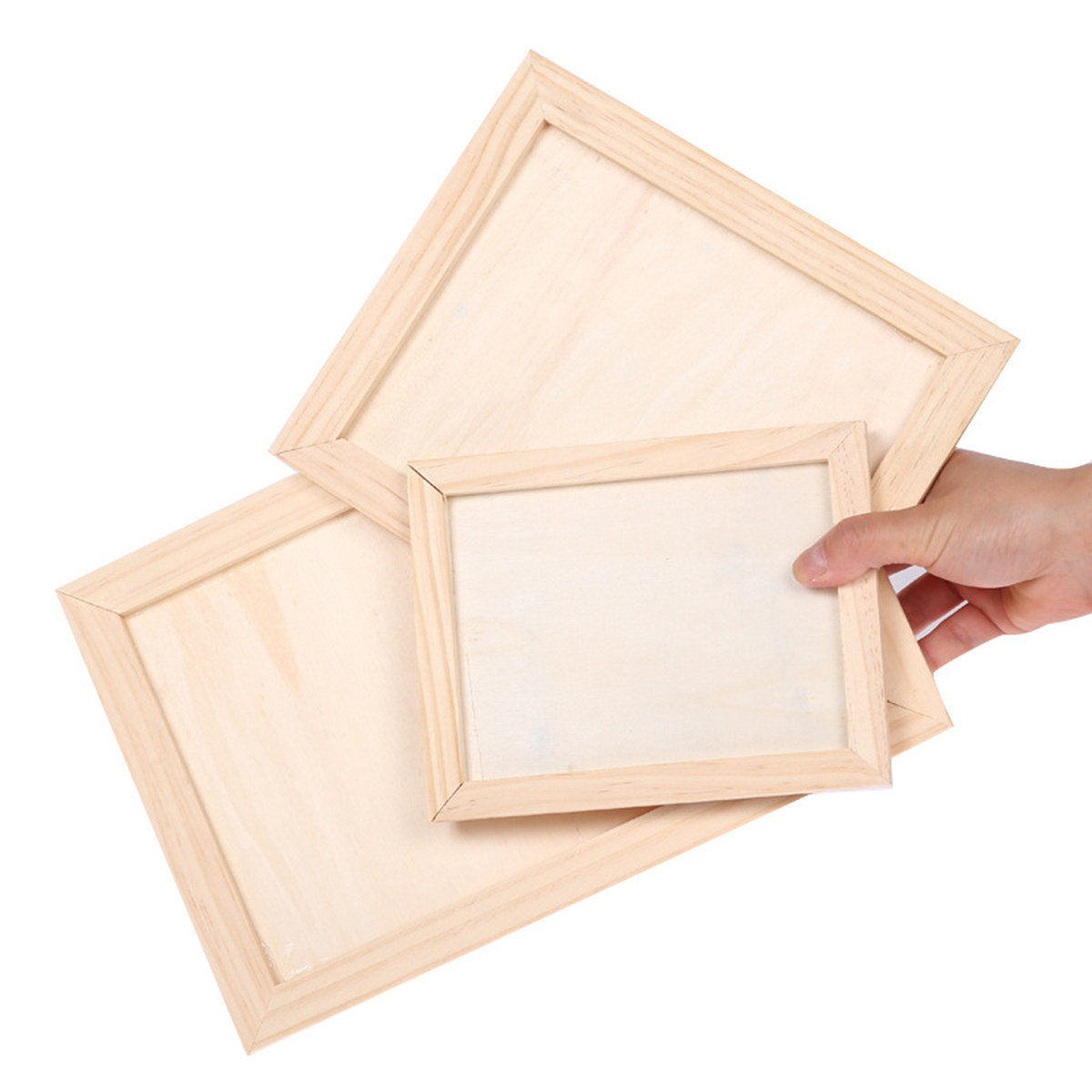 2Pcs 빈 나무 그림 프레임 세트 DIY 아트 공예  - Kids Art Easel 리뷰 및 가격