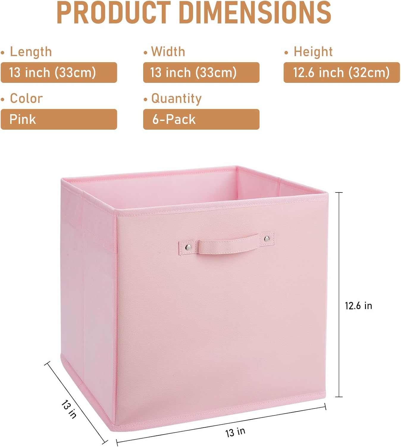 가르비 6팩 13인치 수납 큐브 서랍장, 옷장용 접이식 - Kids Toys Drawers 리뷰 및 가격