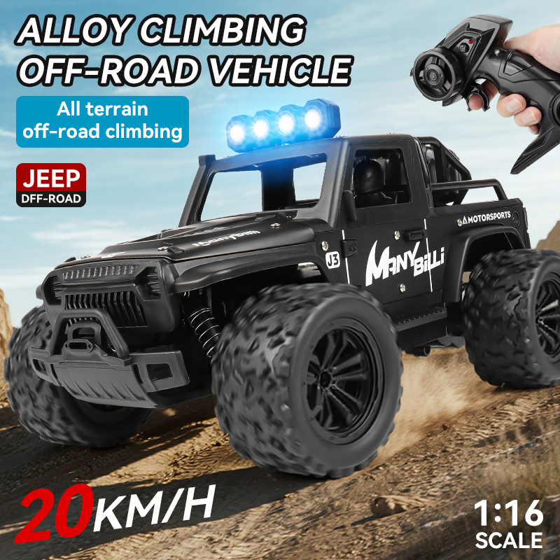 1:16 원격 조종 자동차 조명 및 사운드 2.4GHz - Kids Toys Jeep 리뷰 및 가격