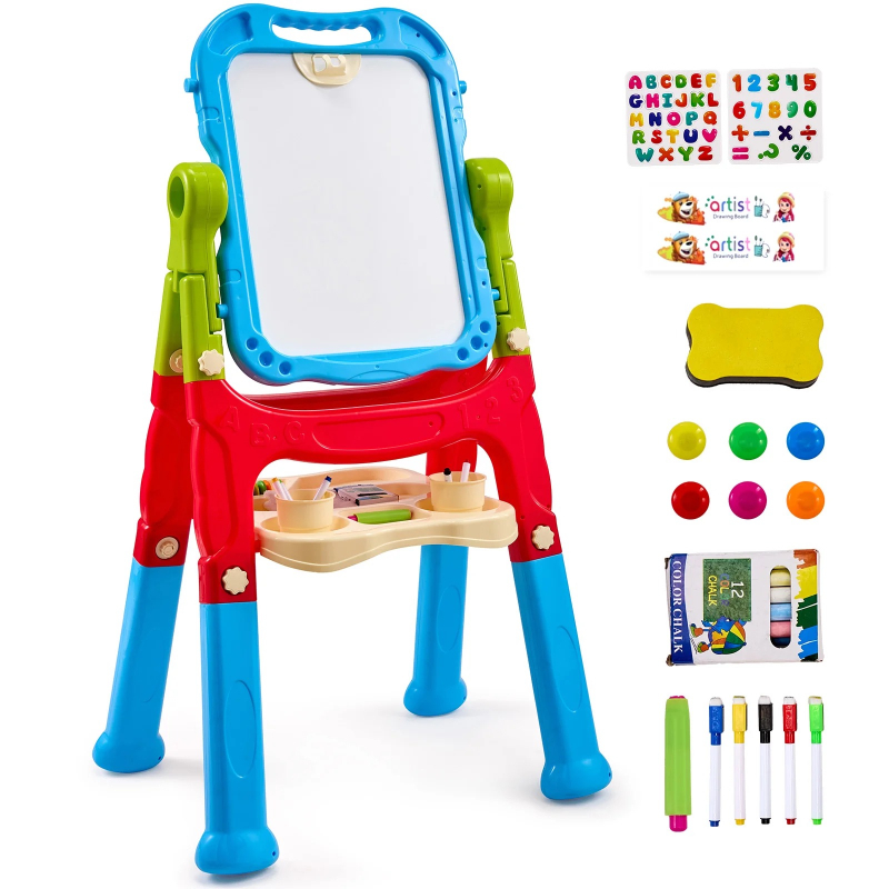 어린이 자석 그림판 칠판 아트 이젤 워드패드 아기 컬러 - Kids Art Easel 리뷰 및 가격