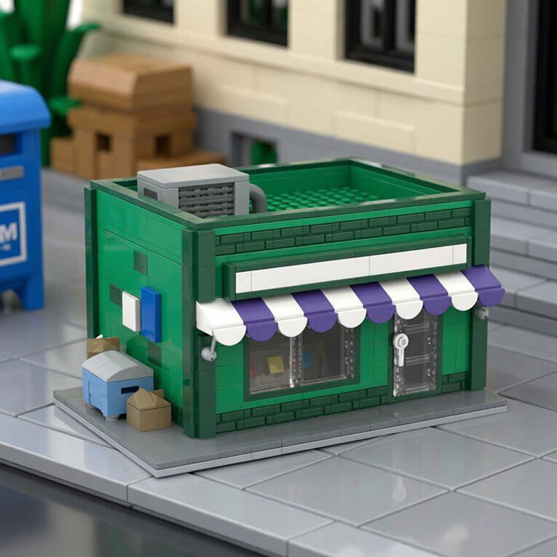 빌딩 블록 MOC 모듈형 미니 거리 상점 로봇 던전 야 - Kids Toys Shop 리뷰 및 가격