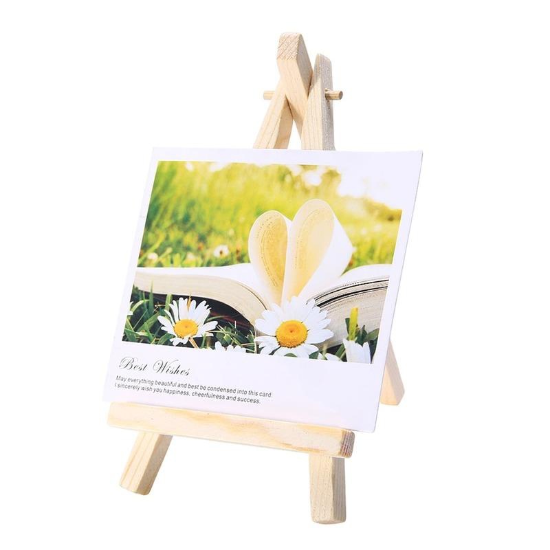 10Pcs 나무 미니 이젤 프레임 삼각형 웨딩 테이블  - Kids Art Easel 리뷰 및 가격