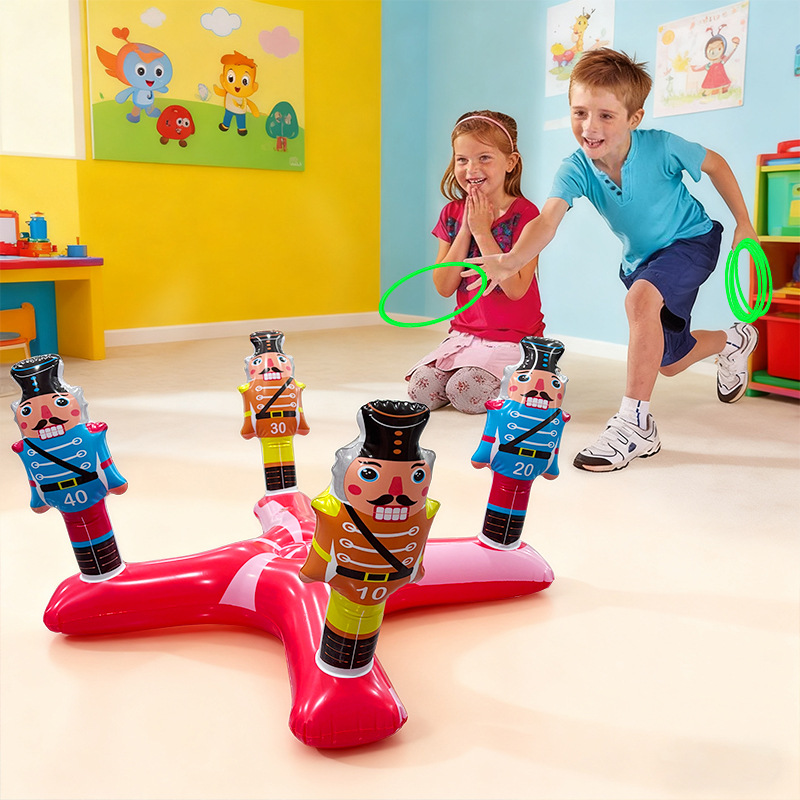 어린이 만화 캐릭터 풍선 링 던지기 두꺼운 PVC 크로 - Kids Toys Entertainer 리뷰 및 가격