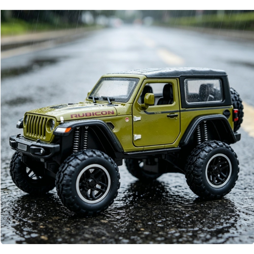 1:24 지프 빅 휠 오프로드 다이캐스트 모델, 후진  - Kids Toys Jeep 리뷰 및 가격