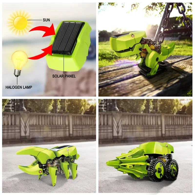 3-in-1 태양열 로봇 키트, 공룡 장난감, 어린이를 - Kids Toys Under $10 리뷰 및 가격