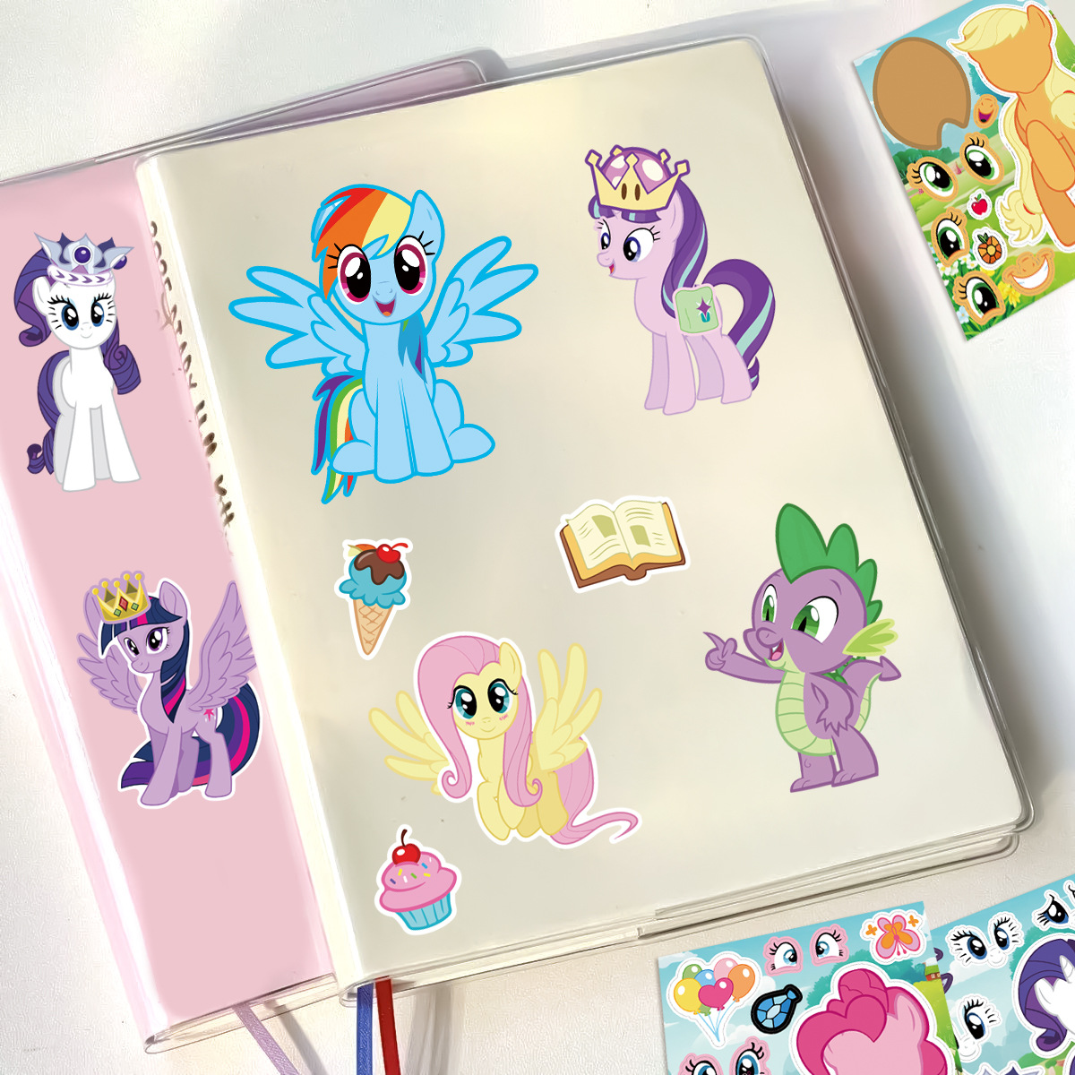 8/16PCS 마이 리틀 포니 스티커 만화 얼굴 만들기 - Kids Toys Png 리뷰 및 가격