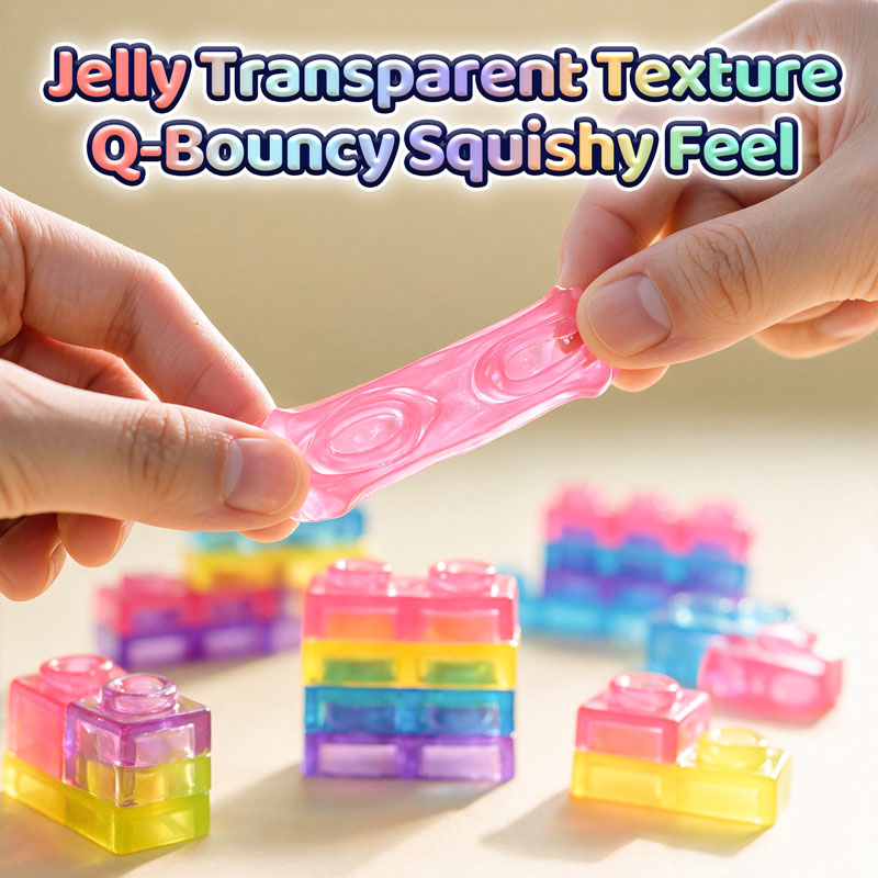 20/40개 캔디 컬러 젤리 소프트 블록 색상 및 모양 - Kids Toys Under $20 리뷰 및 가격