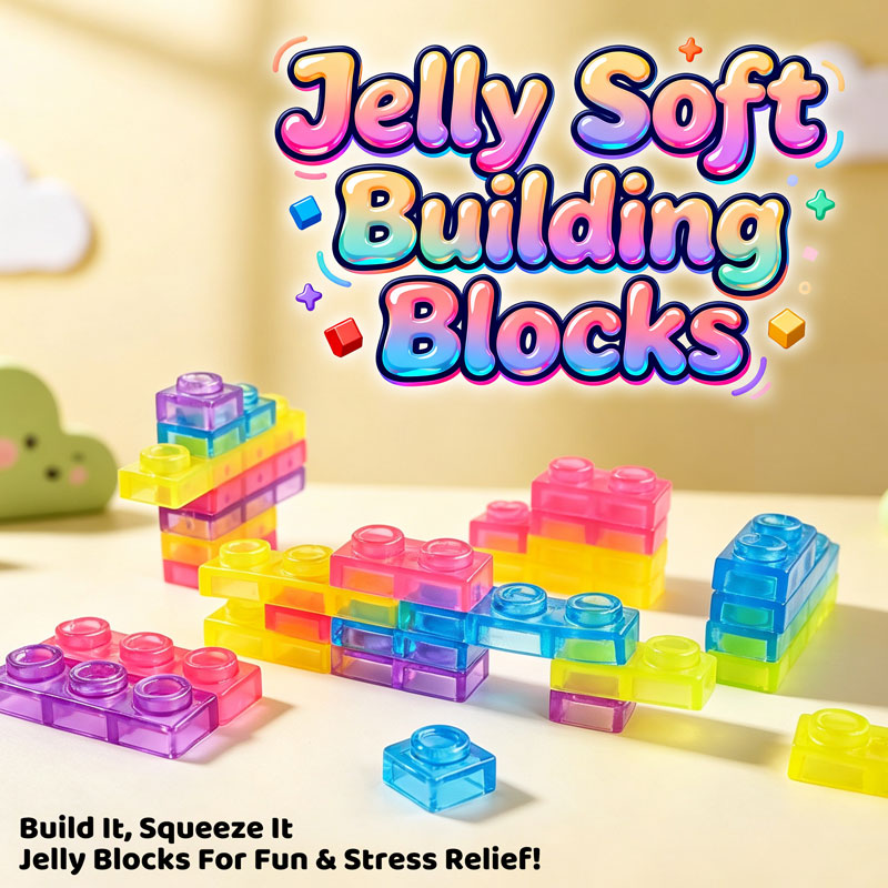 20/40개 캔디 컬러 젤리 소프트 블록 색상 및 모양 - Kids Toys Under $20 리뷰 및 가격