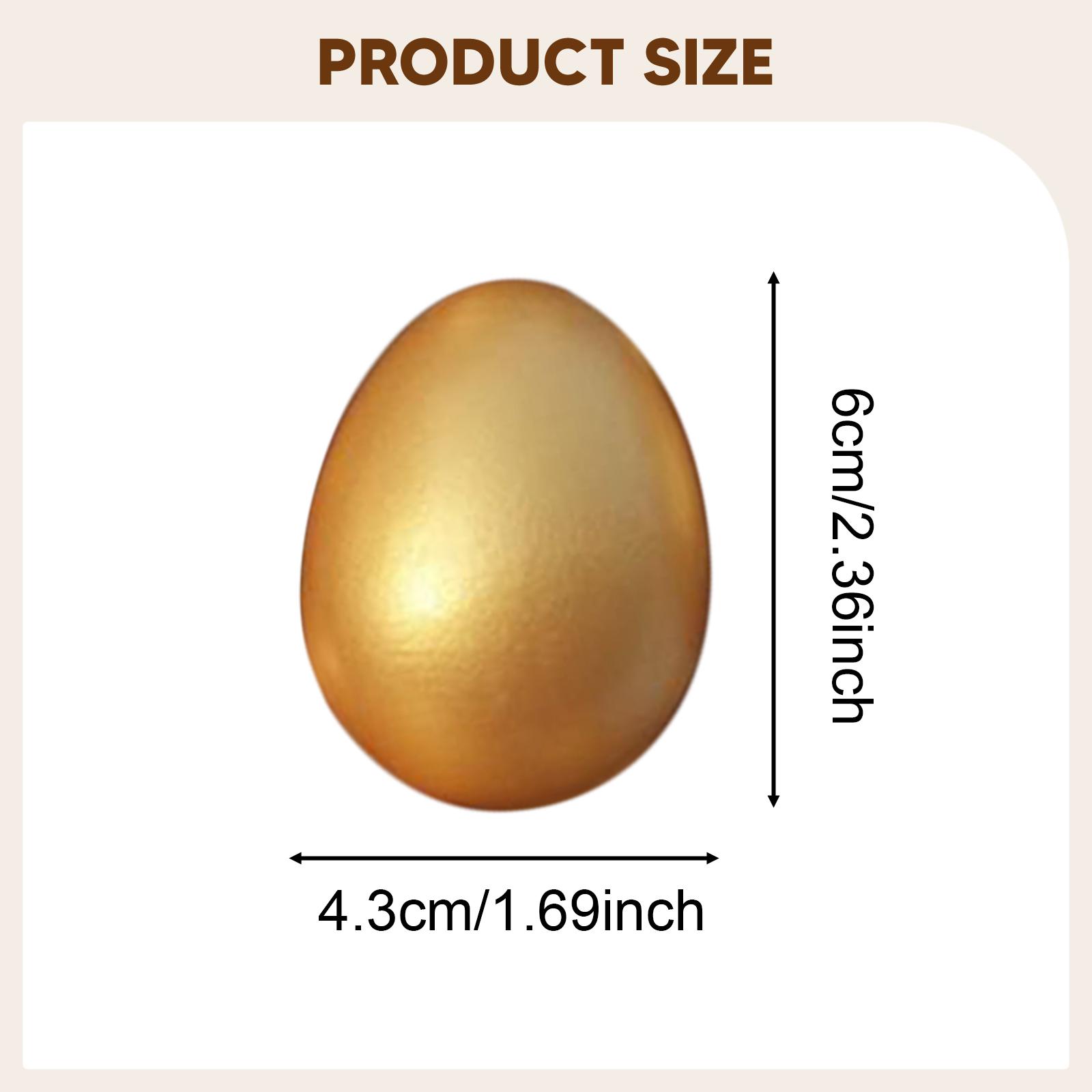 10개입 골든 부활절 공예용 달걀 장식품 DIY 프로젝 - Kids Toys Play Egg 리뷰 및 가격
