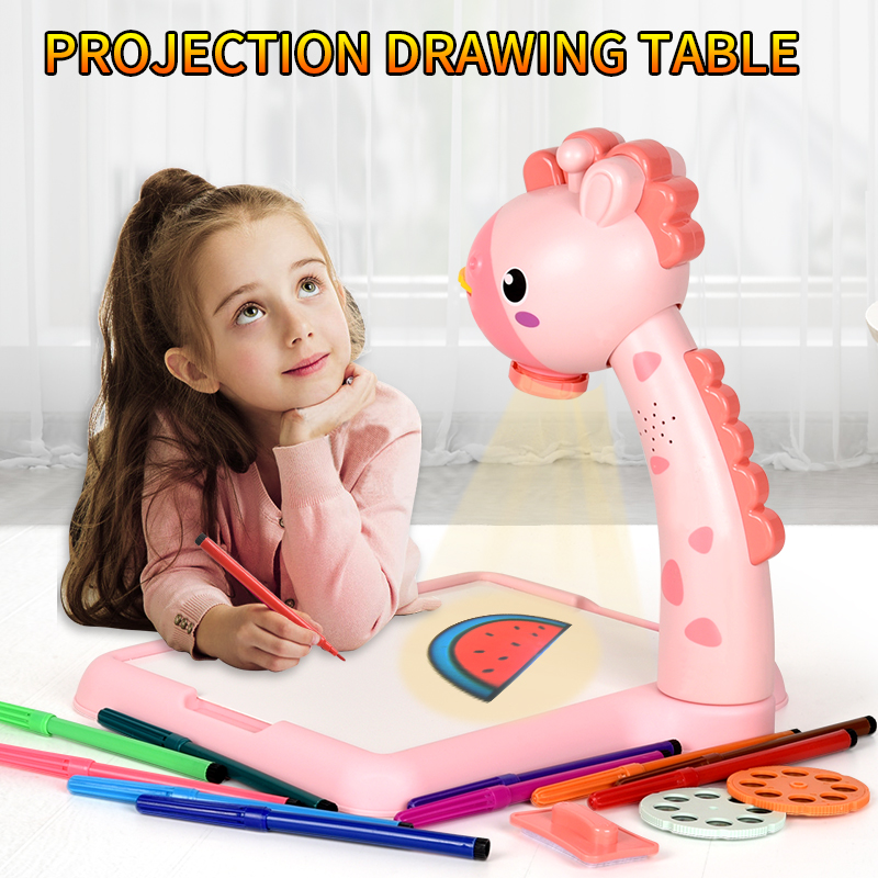 전기 사슴 프로젝션 드로잉 보드 다기능 쓰기 보드 학습 - Kids Art Easel 리뷰 및 가격