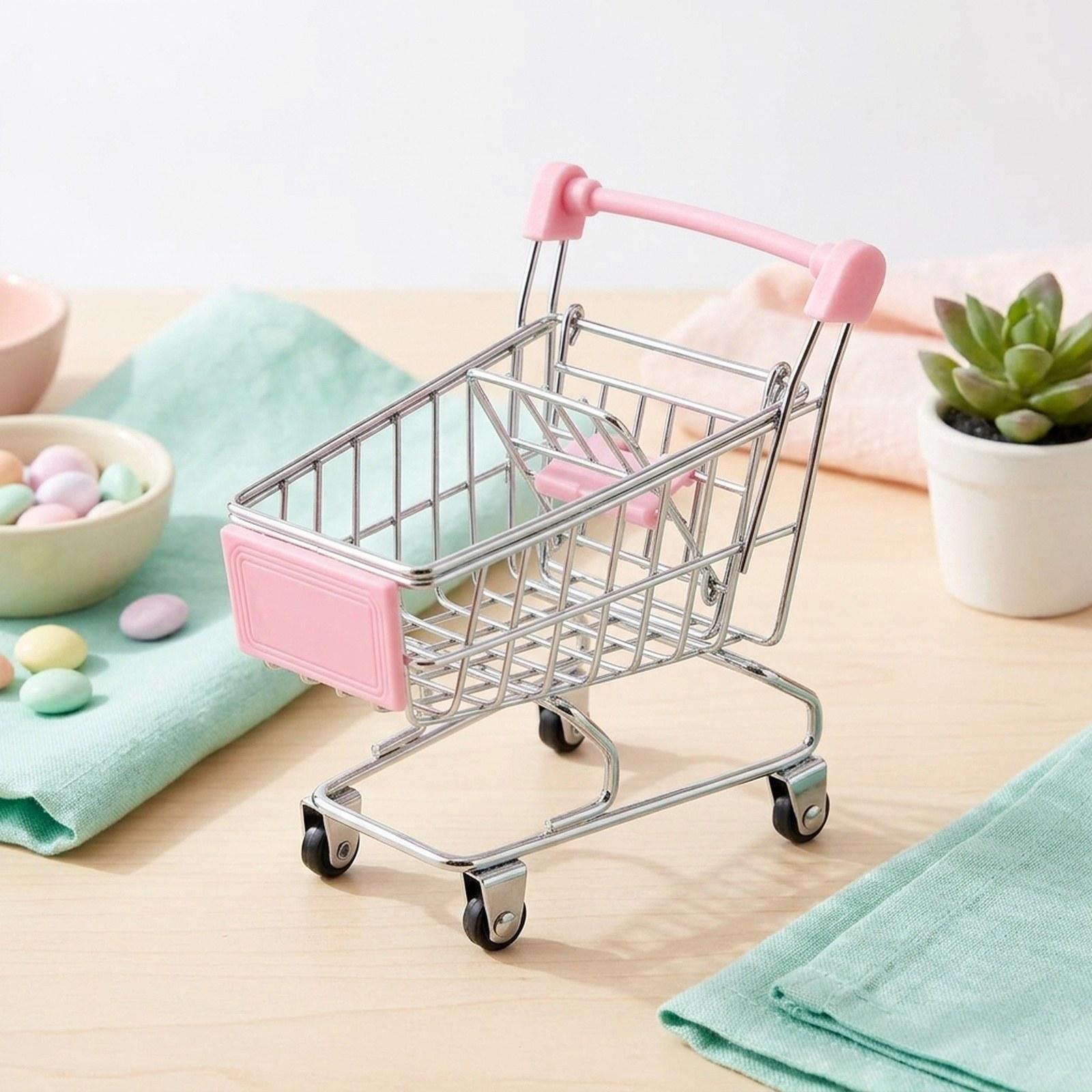 쇼핑 카트 장난감 슈퍼마켓 손수레 장식용 미니어처 역할 - Kids Toys Shop 리뷰 및 가격