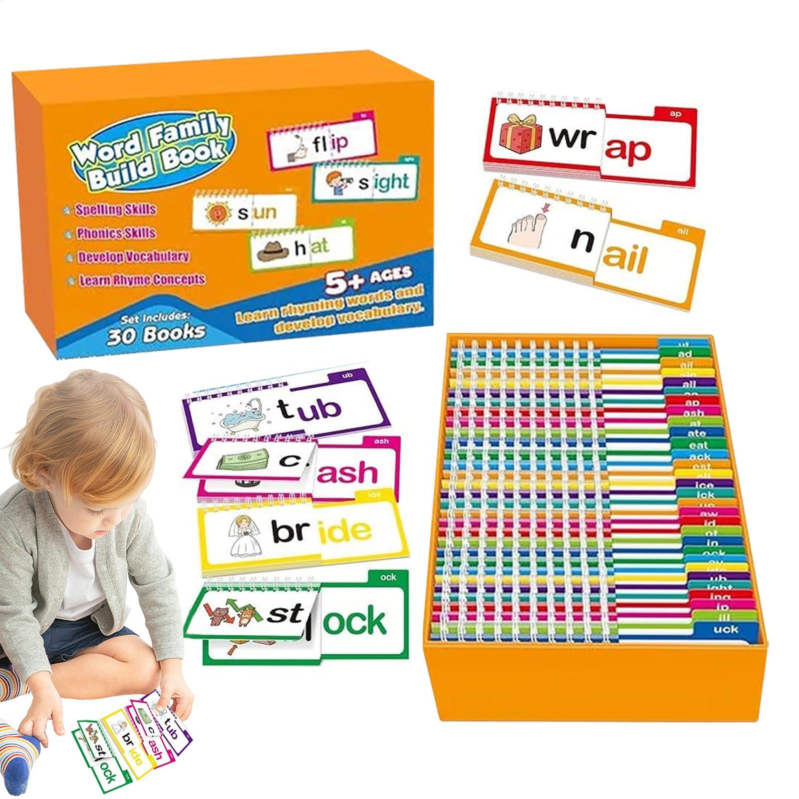 1세트 독서 플립북 읽기 및 낭송 플립북 단어군 플립북 - Educational Flash Card 리뷰 및 가격