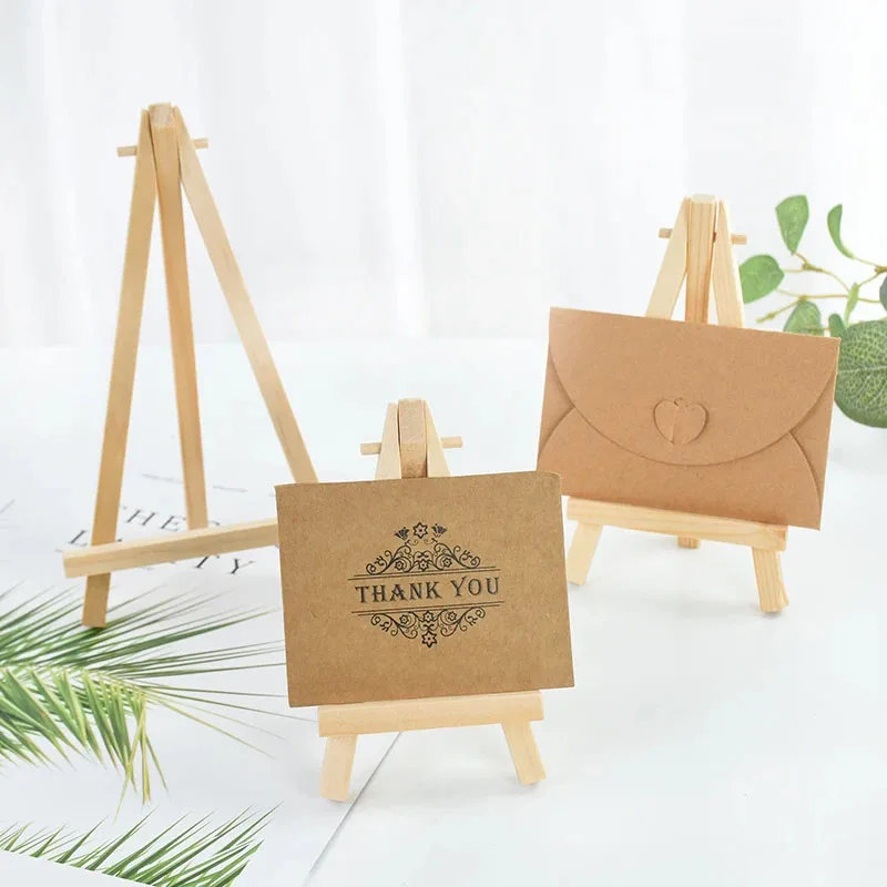 10pcs 나무 미니 이젤 프레임 데스크탑 삼각형 디스 - Kids Art Easel 리뷰 및 가격